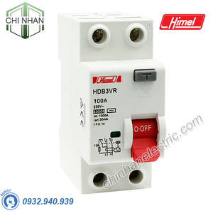 RCCB 2P 25A 30mA ( CB chống giật ) - HDB3VR225SC - Himel