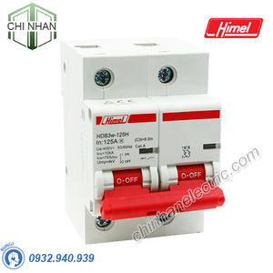 MCB 2P 100A 10KA - HDB3W125H2C100 - Himel