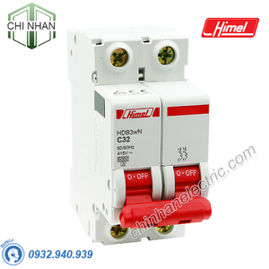 MCB 2P 6A 6KA - HDB3WN2C6 - Himel