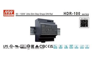 Nguồn MEAN WELL HDR-100-12, HDR-100-15, HDR-100-24, HDR-100-48