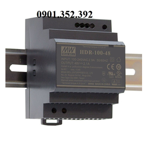 Nguồn Meanwell HDR-100-24,HDR-100-24N
