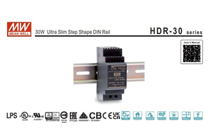 Nguồn MEAN WELL HDR-30-5, HDR-30-12, HDR-30-15, HDR-30-24,HDR-30-48