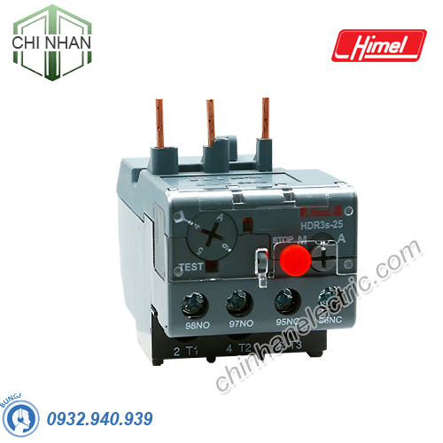 RELAY nhiệt ( 12-18 A) dùng cho Contactor ( 9-18)A - HDR3s2518 - Himel