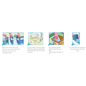 Surfanios Premium Dung dịch tẩy rửa, khử khuẩn sàn nhà và các bề mặt