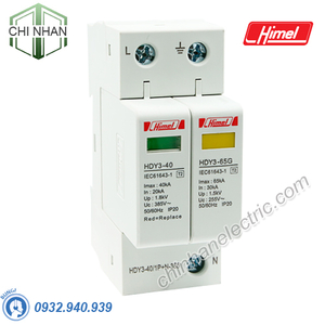 Bộ chống sét lan truyền 1P+N 40KA 385V - HDY3405 - Himel
