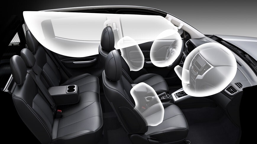 hệ thống 7 túi khí xe Triton 2.4 2 cầu