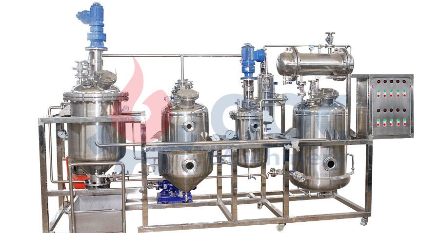 Hệ thống chiết xuất dung môi 100 lít