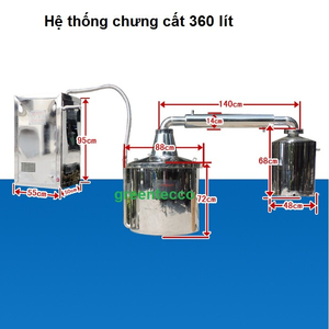 Hệ thống chưng cất đa dụng 360 lít