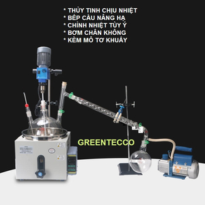 Hệ thống chưng cất giảm áp chân không LAB 2000 3000 5000 ml - LIBO SHANGHAI