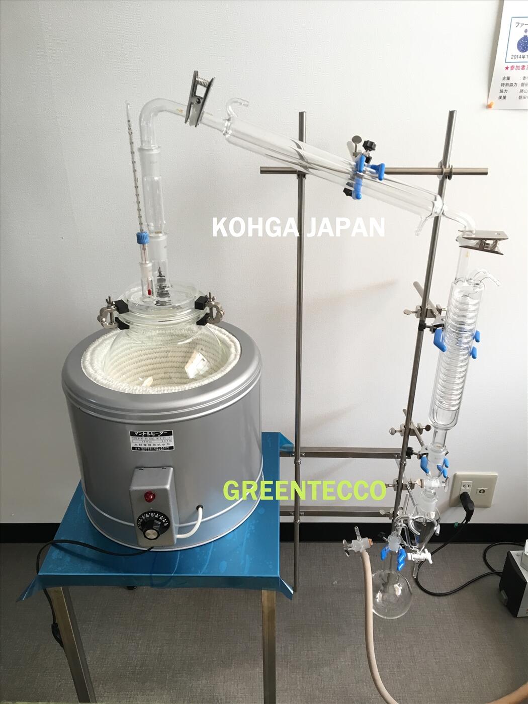Hệ thống chưng cất LAB 5 lít Kohga - Nhật Bản