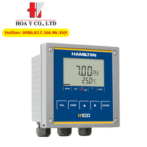 Hệ thống điều khiển đo pH, ORP (mV) và nhiệt độ online Hamilton Transmitter H100 pH