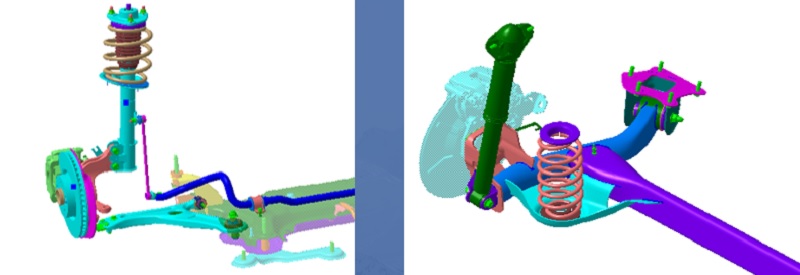 Hệ thống treo trên xe Omoda C5