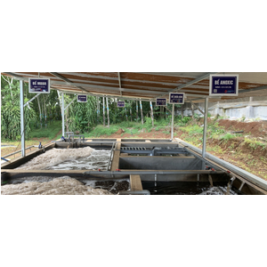 Hệ thống xử lý nước thải chăn nuôi công suất 25m3/ngày.đêm của hộ kinh doanh Luyện Tố Trân