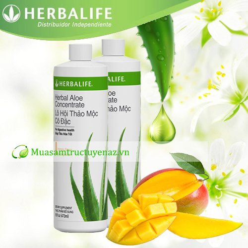 Herbalife Aloe Lô hội thảo mộc cải thiện hệ tiêu hóa, hấp thu tốt tăng cân