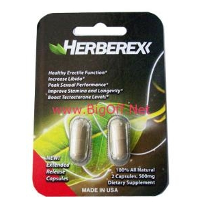 Herberex (2v) – Dạng Viagra thảo dược