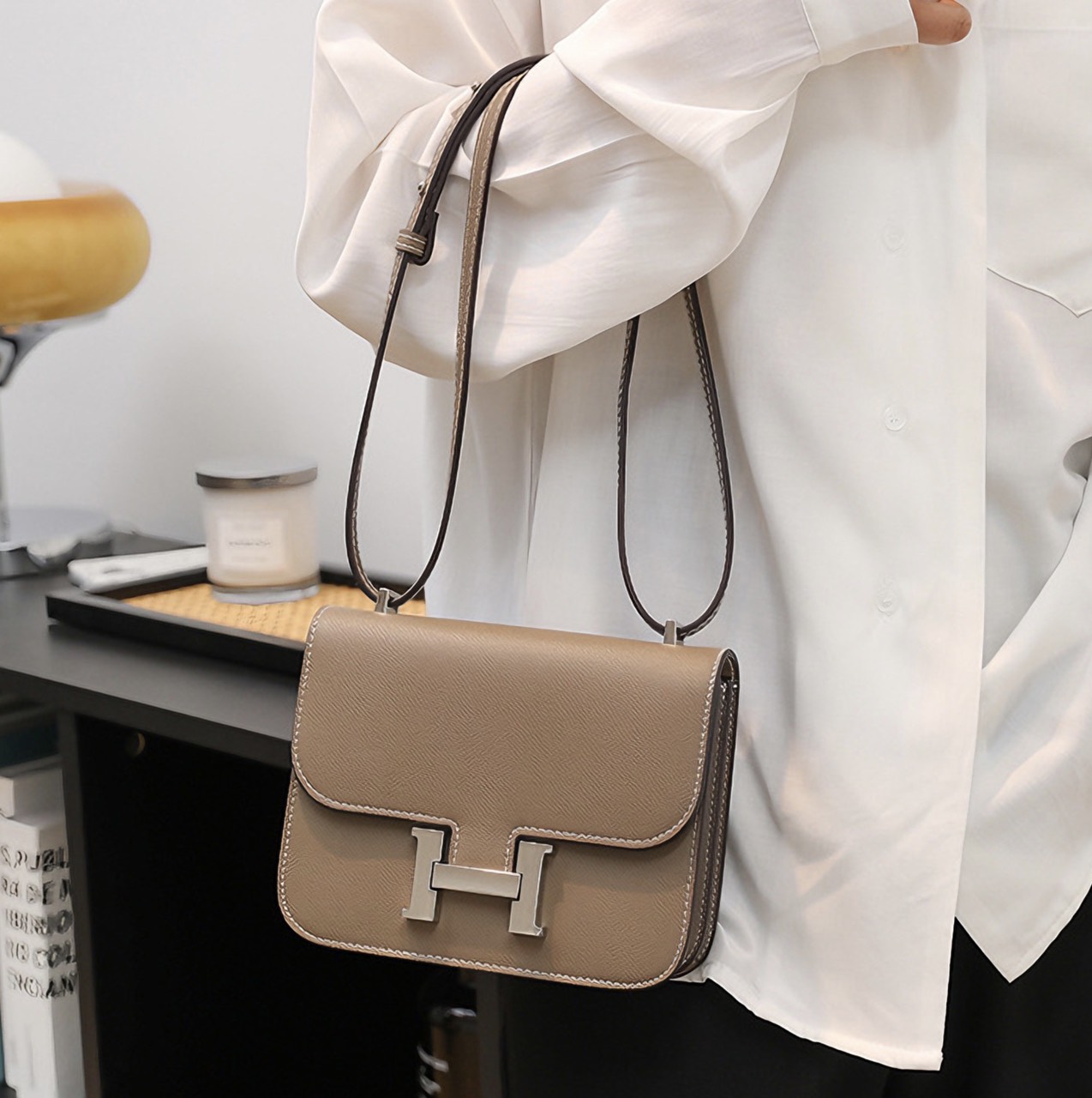 Túi xách / đeo chéo Nữ Hermès Constance 2024 - 20cm