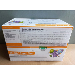 Khay thử xét nghiệm định tính kháng thể IgM kháng HEV (Onsite HEV IgM Rapid test) CTK