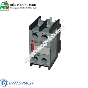 Tiếp điểm phụ lắp mặt trên Contactor Himel HFD611 1NO + 1NC