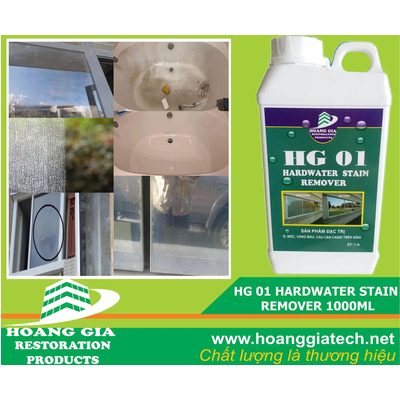 Dung dịch tẩy cáu cặn canxi, vảy cá trên kính HG 01 Handwater stain remover 1000ml