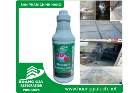 Chất Tẩy Mốc Kính, Vôi hoá kính HG 60 Glass Mold Remover Mold 1000ML