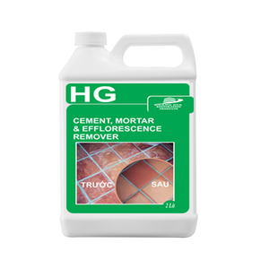 HG cement, mortar efflorescence remover 2L TẨY Xi măng / Vữa / Chất tẩy gạch màu, gạch lát nền