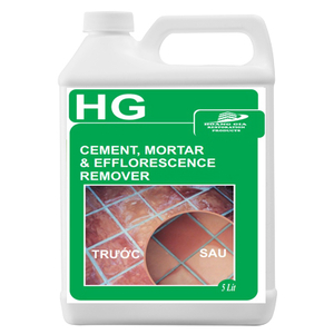 HG cement, mortar efflorescence remover 5L TẨY Xi măng / Vữa / Chất tẩy gạch màu, gạch lát nền