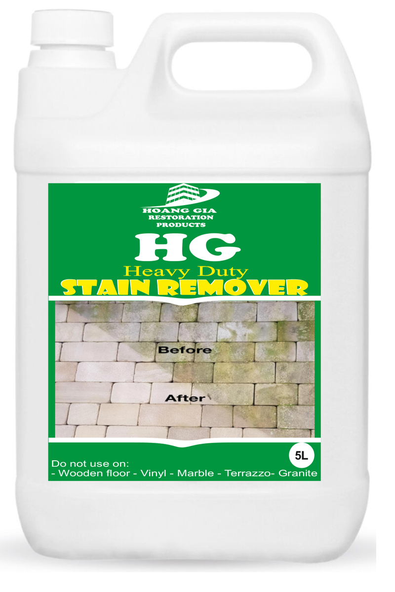 Tẩy ố làm mới gạch đá Hg Heavy Duty Stain Remover 5000ml