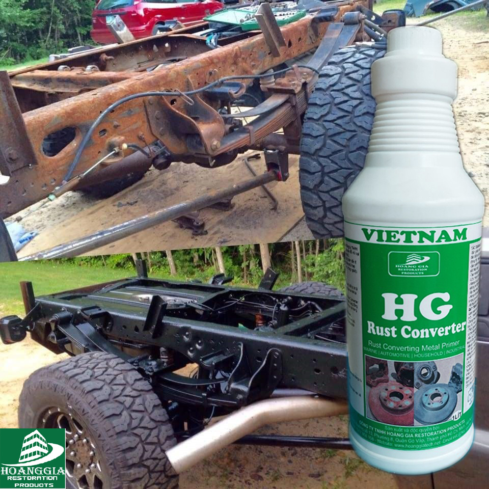 HG RUST CONVERTER™ – XỬ LÝ RỈ SÉT CHUYÊN NGHIỆP CHO Ô TÔ
