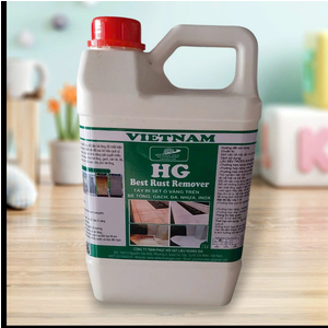 Tẩy rỉ sét ố vàng sàn bê tông, nền gach tường. HG Best Rust Remover 2L