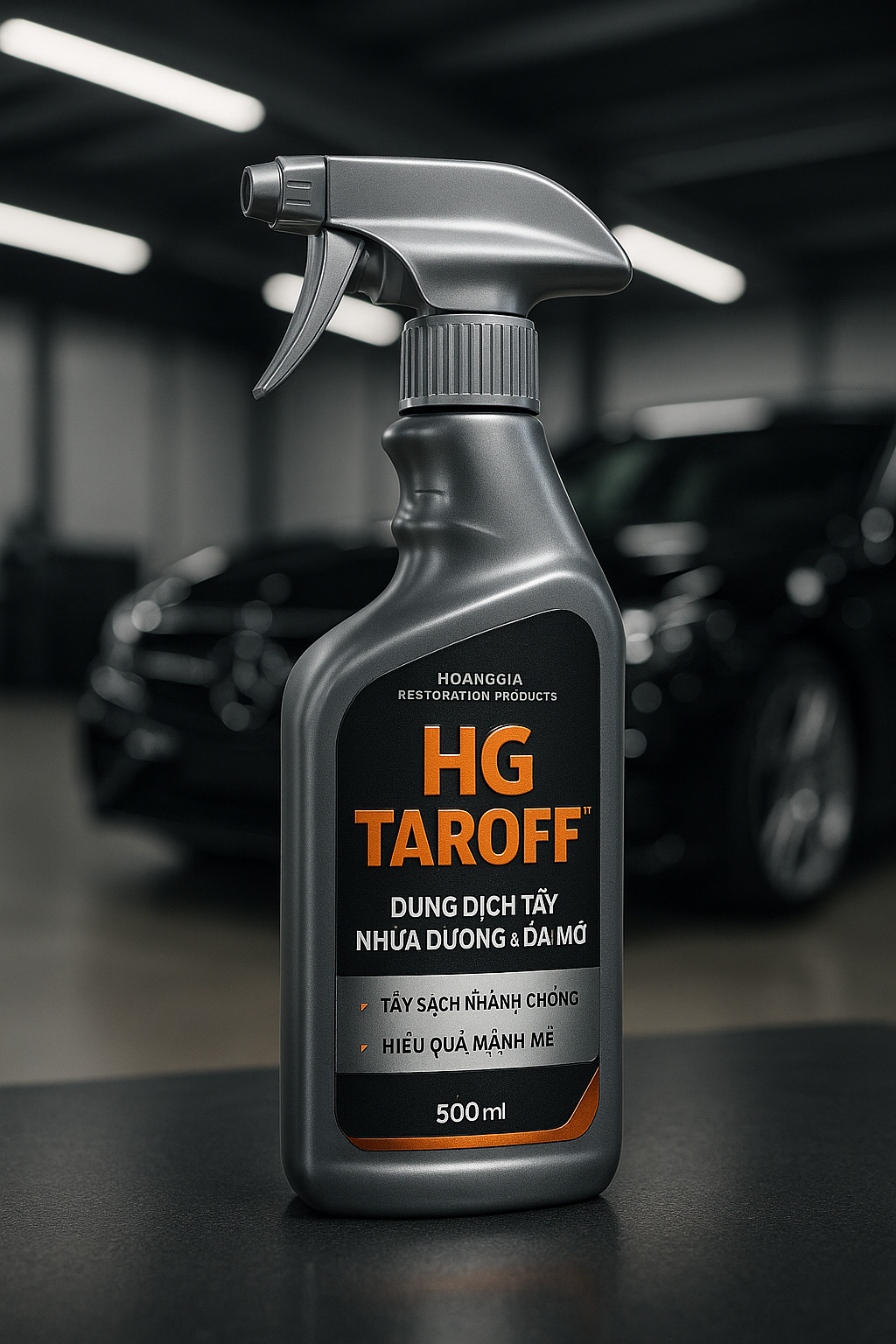 HG TAROFF™ – Dung dịch tẩy nhựa đường & dầu mỡ 500ml