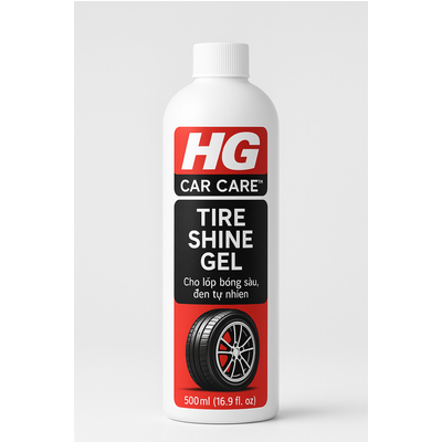 HG TIRE SHINE GEL™ LỐP ĐEN BÓNG – XE ĐẲNG CẤP!