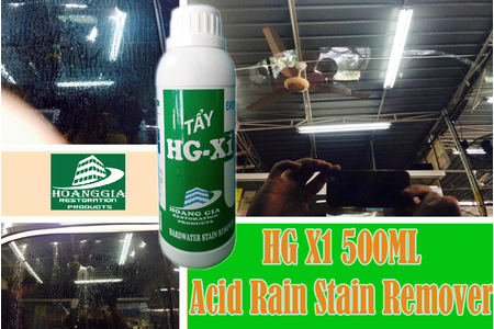 DUNG DỊCH TẨY Ố KÍNH XE - HG X1 HARDWATER STAIN REMOVER for Car 500 ML