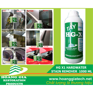 DUNG DỊCH TẨY Ố KÍNH XE - HG X1 HARDWATER STAIN REMOVER for Car 1000 ML