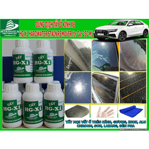 Dung dịch tẩy ố kính xe hơi HG X1 Hard Water Stain Remover for Car Glass