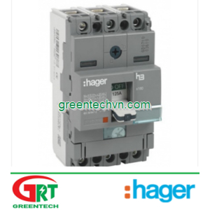 MCCB Hager HHA050Z | Cầu dao đóng/cắt Hager HHA050Z | MCCB 3P 250A 40kA