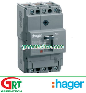HHA161Z | Hager HHA161Z | MCCB 4P 160A 25KA - HHA161Z | Cầu dao tự động | Hager Vietnam
