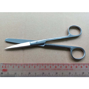 Kéo phẫu thuật nhọn-tù thẳng 16.5cm Hilbro 10.0012.16