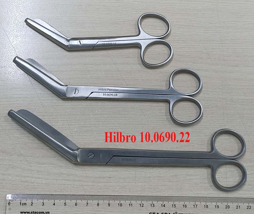 Kéo cắt tầng sinh môn Braun-Stadler 22cm Hilbro 10.0690.22
