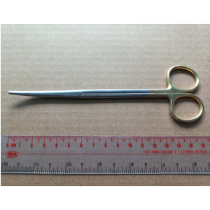 Kéo phẫu thuật Lexer cong 16cm (cán vàng) Hilbro 10.5307.16