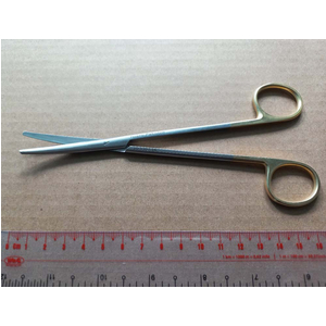 Kéo phẫu thuật Lexer cong 16cm (cán vàng) Hilbro 10.5307.16