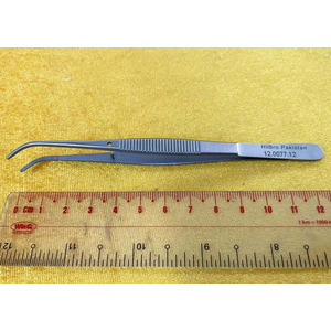 Kẹp phẫu tích Semken cong 12 cm Hilbro 12.0077.12