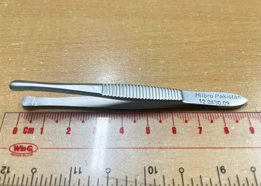 Kẹp phẫu tích Beer 9cm Hilbro 12.0430.09