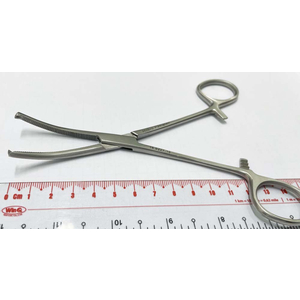 Kẹp phẫu thuật Kocher (Ochsner) cong 16cm Hilbro 14.0227.16