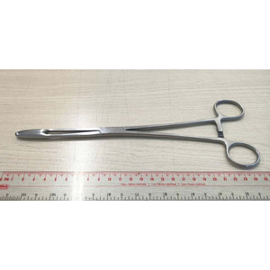 Kẹp bông phẫu thuật Gross-Maier thẳng khóa nhiều răng 25cm Hilbro 16.0030.25