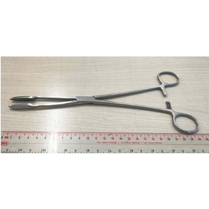 Kẹp bông phẫu thuật Gross-Maier thẳng khóa nhiều răng 25cm Hilbro 16.0030.25