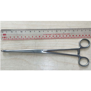 Kẹp bông phẫu thuật Foerster thẳng 25 cm Hilbro 16.0076.25