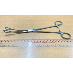 Kẹp bông phẫu thuật Foerster không răng, cong 25cm Hilbro 16.0081.25