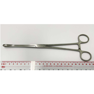 Kẹp bông phẫu thuật Foerster có răng, thẳng 25 cm Hilbro 16.0082.25