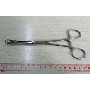 Kẹp bông phẫu thuật Foerster có răng, thẳng 18 cm Hilbro 16.0082.18