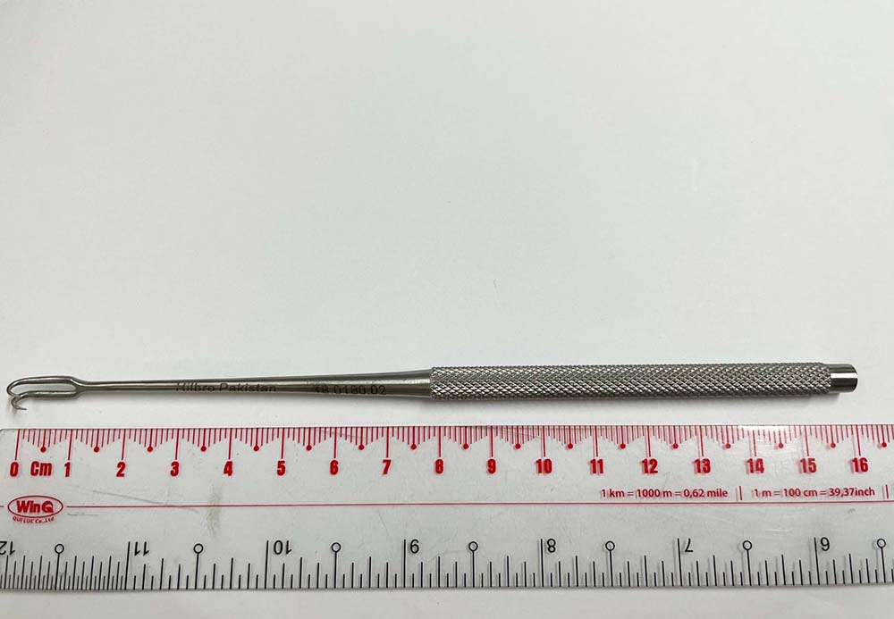 Móc phẫu thuật đôi Joseph 2mm x 16cm Hilbro 18.0180.02